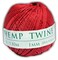 Hemptopia, Hemp Twine Ball, 430ft, 20lb test strength, Multiple colors, All Natural